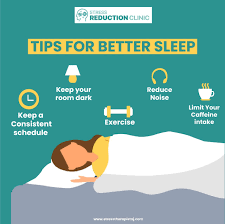 Tips For Better Sleep Sleeping Tips Better Sleep Stress Reduction How To Fall Asleep