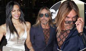 Iggy pop and his son eric benson. Iggy Pop 72 Flashes His Chest In Semi Sheer Shirt As He Steps Out With Glamorous Wife Nina Alu 49 Daily Mail Online