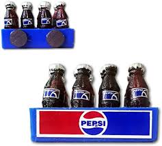 You can choose every color you like! Amazon Com 3 Pack Fridge Magnets Kitchen Toy 3d Mini 12 Pepsi Bottle With Tray Decor Dollhouse Fun Gifts For House Office Personal Use Blue Pepsi With Tray Kitchen Dining