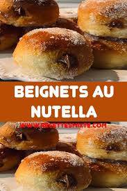 Beignets Au Nutella Recette Facile Recette Beignet Nutella