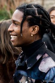Asap Rocky Pfwm Christian Dior Homme Aw17 Street Stlye Long Hair Styles Men Natural Hair Men Boy Hairstyles