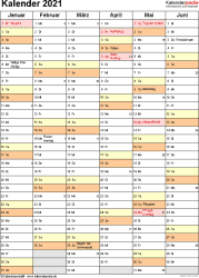Um in jedem lebensbereich erfolgreich zu sein, musst du körperlich und geistig gesund sein. Kalender 2021 Zum Ausdrucken Als Pdf 19 Vorlagen Kostenlos