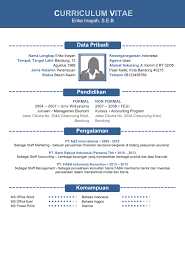 Contoh cv fresh graduate kreatif. Contoh Cv Yang Menarik Dan Kreatif Dalam Bahasa Inggris Frasmi