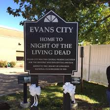 Evans City Pennsylvania Home To Night Of The Living Dead Zombie Filming Locations Pennsylvania History Butler County