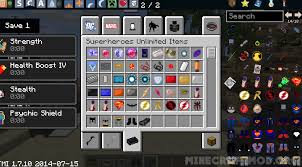 This is incredible adventure, action, mini game with epic fight! Superheroes Unlimited Mod 1 17 1 1 16 5 1 12 2 For Minecraft