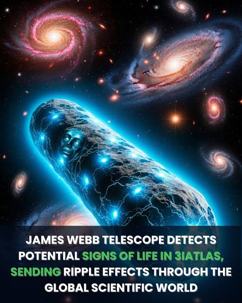James Webb Telescope detects possible signs of life in 3I/ATLAS