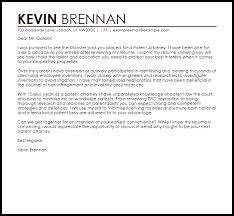 Howstuffworks.com contributors cover letters are a potential employer's first contact with you. Patent Attorney Cover Letter Sample Cover Letter Templates Examples
