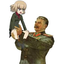 Stalin Holds Katyusha By Moeriartian Anime Funny Anime Military Star Wars Memes