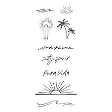 Whether you are the health conscious 20. Pura Vida Playa Temporary Tattoo Set Stylish Designs Instructions Included Pack Of 9 Walmart Com Walmart Com