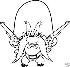 Some of the coloring page names are pin on clipart, yosemite sam coloring at, 17 best images about misc on tribal wolf, drawing 54 yosemite sam 2 by wooliewardon on deviantart, yosemite coloring at, yosemite sam coloring at, baby looney tunes coloring, semi truck line drawing on. Yosemite Sam Vinyl Graphic Decal Car Window Sticker On Popscreen