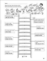 See more ideas about word ladders, phonics, first grade words. Friendship Word Ladder Grades 4 6 Printable Skills Sheets