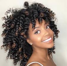I love it and now wanting a fierce roller set as such! Beautiful Fluffy Flexi Rod Curls Thirsty Roots Black Hair Facebook