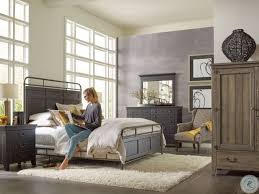 Buy products such as emmet louis phillippe bedroom set (4pc/5pc) at walmart and save. Mill House Folsom Anvil Black Metal Panel Bedroom Set From Kincaid Furniture Coleman Furniture
