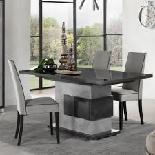 Overstock.com has been visited by 1m+ users in the past month Italio High Gloss Extending Dining Table Fab Home Interiors