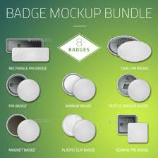 11 Pin Button Badge Mockup Psd Free Premium Download Free Badges Design Template Mockup Design