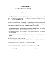 Obiectul contractului il constituie folosinta ca spatiu de locuit de catre comodatar a. Prelungire Valabilitate Model Act Aditional Prelungire Contract Comodat Sediu Social 7
