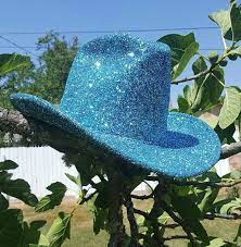 The Glitteriest Cowboy Hat In All The Land Glitter My World Cowboy Hats Glitter Cowboy Hat Cowboy