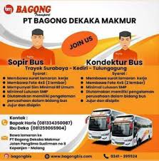 Yogyakarta tanggal buka lowongan : Lowongan Kernet Bus Dengan