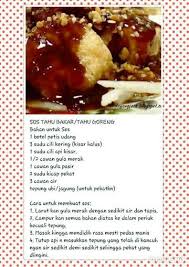 Sos Tauhu Bakar Homemade Recipes Tea Party Food Homemade Spices
