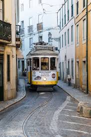 Alfama Tram Print Portugal Print Lisbon Photography Portugal Wall Art Travel Decor Lisbon Portugal Travel Portugal