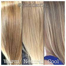 No Blonde Is One Size Fits All This Shows Cool Neutral And Warm Tones Hair By Nikidavis At Frangipani Ha Neutral Blonde Hair Neutral Blonde Warm Hair Color