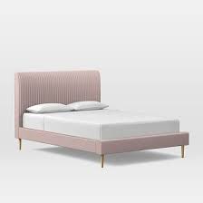 roar rabbit pleated upholstered bed upholstered beds velvet upholstered bed furniture