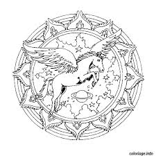 Mandala cheval a imprimer nouveau 73 dessin licorne imprimer. Coloriage Mandala Cheval Jecolorie Com