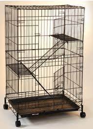 The size is suitable for indoor use while also being portable enough to be used for quick trips. Collapsible Steel Cat Cage C344 Cat Cage Malaysia