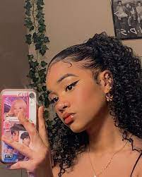 Pin By L Taylor On Makeup Hair Styles Slick Hairstyles Curly Girl Hairstyles