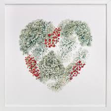 Lichen Heart Aff Sponsored Heart Lichen Sponsored Heart Art Print Heart Wall Art Limited Edition Art Print