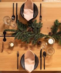 How To Set The Forestry Table For Christmas Weltevree In 2020 Festive Table Setting Christmas Table Christmas Table Settings