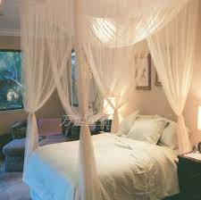 Maybe you would like to learn more about one of these? New Large Bed Canopy Four Corner Romantic White Canopy Mosquito Net Bed Moustiquaire King Size Curtains Palace Rede Mosquito Net Mosquito Net Canopy Mosquito Netwhite Canopy Aliexpress