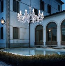 An Outdoor Chandelier Which Is Just Soooo Gorgeous We Love This Range Of Italian Outdoor Chan Outdoor Chandelier Outdoor Hanging Lights Outdoor Chandeliers