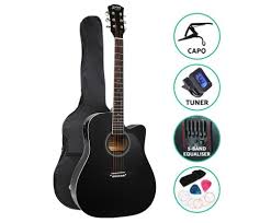 Maybe you would like to learn more about one of these? 41 Inch Electric Acoustic Guitar Wooden Classical Full Size Eq Capo Black Guitar D 41 Eq Bk Capo Ozappliances