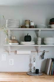 how to style open kitchen shelves for autumn a daily something open kitchen shelves how to style open kitchen shelves styling open kitchen shelves