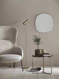 H M Home Fall 2019 Collection Coco Lapine Design Minimalist Living Room Decor Minimalist Living Room Contemporary Brass Floor Lamp