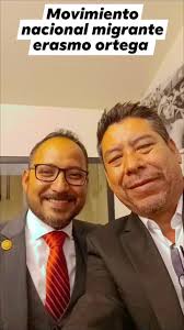 Los migrantes presentes con la dr claudia ♥️ ❤️ erasmo ortega amigo  migrante ♥️ ❤️ es tienpo de la mujer y ya es tienpo de los migrantes