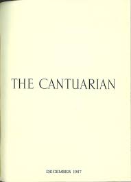 The Cantuarian December 1987 August 1988 By Oks