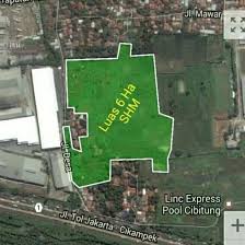 Pt indofood kawasan jarakosta : Tanah 6 Ha Kawasan Industri Cibitung Cikarang Barat Harga Dibawah Pasaran