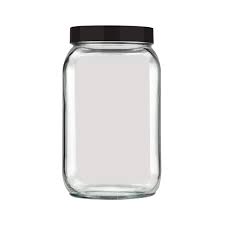Pote é um substantivo, masculino singular Pote De Vidro Quadrado 2l Preto Invicta