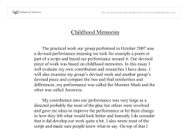 The paradise of childhood days is a memory now for me. Childhood Days Essay