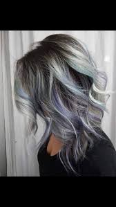 Black And Gray Hair Color Pin On Hair
