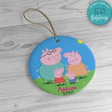 Whether you are intending to decorate for a new year party or halloween, these peppa pig christmas are vivacious enough to blend in more thrills to the party. Peppa Pig Christmas Ornament Gift Bobotemp