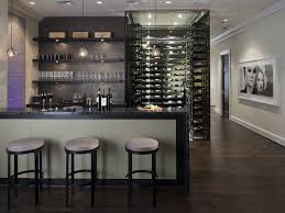 Stylish Contemporary Bar And Wine Cellar Home Wine Bar Bars For Home Cellar Design