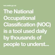The National Occupational Classification Noc Is A Tool Used Daily By Thousands Of People To Understand The Jobs Found Systems Biology Occupational Find A Job