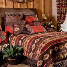 Because duvet covers are affordable and easy to change, you can experiment with fun new styles without worrying about the expense. Southwestern Bedding Cabin Place