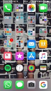 Iphone Home Screen Homescreen Iphone Iphone Organization Homescreen