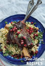 If you are serious about eating healthy to get rid of the extra kilos (especially the belly fat), then couscous is the best substitute for white rice. Moroccan Style Spicy Pomegranate Lamb Shanks With Jeweled Israeli Couscous From Five Marys Five Marys Farms