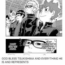 I Hope The Anime Won T Disappoint With That Worthy Meme Face Of Tsukishima Xd Favorite Meme God Haikyuu Anime Haikyuu Manga Haikyuu