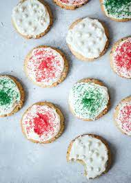 These almond flour sugar cookies are the perfect cutout cookies to make this holiday season. Soft Almond Flour Sugar Cookies With Vanilla Buttercream Ambitious Kitchen